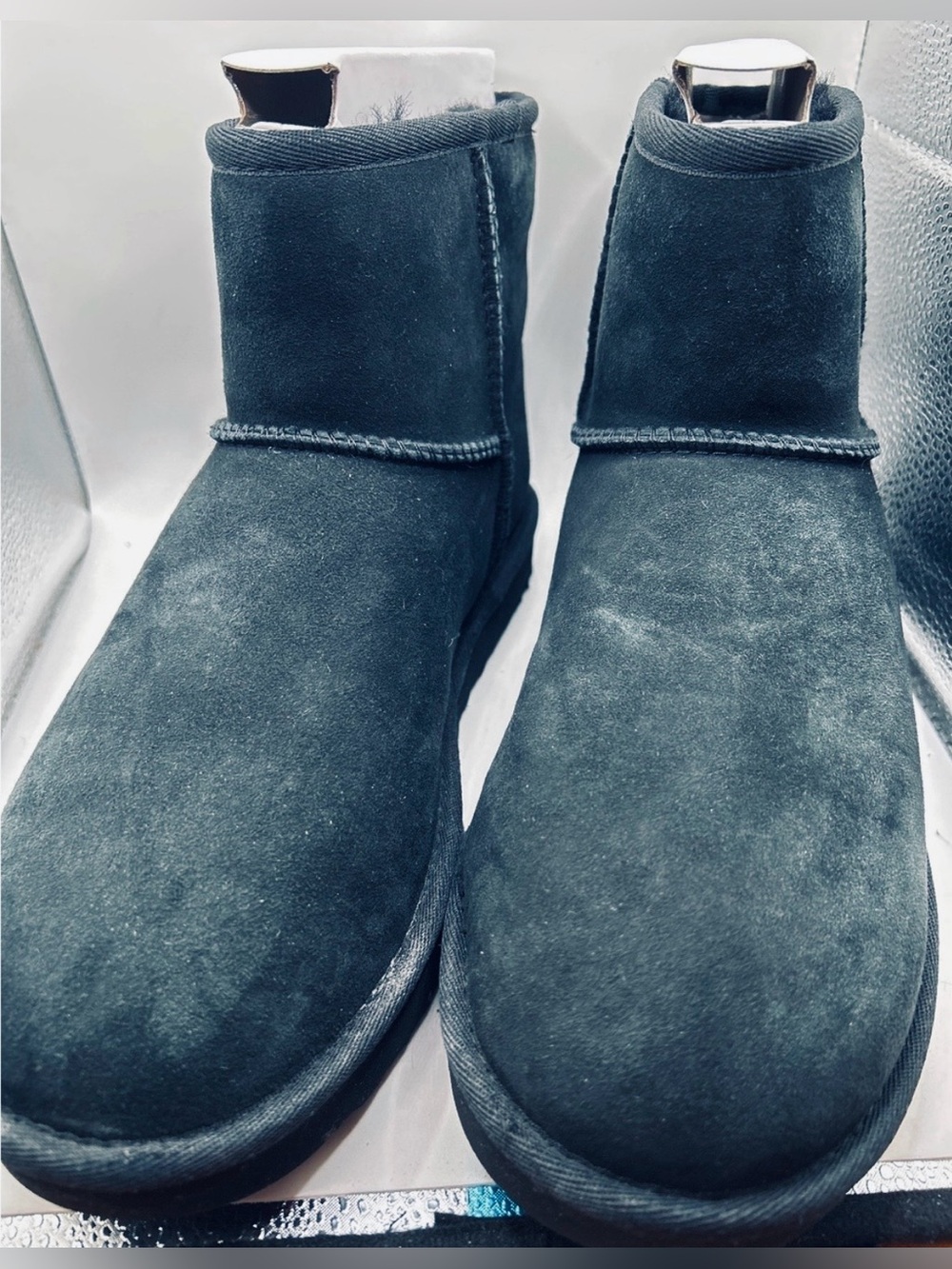 UGGS Black Suede Classic Mini II Boot size Ladies 9